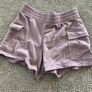 DKNY Women's Dusty Purple Cargo Shorts